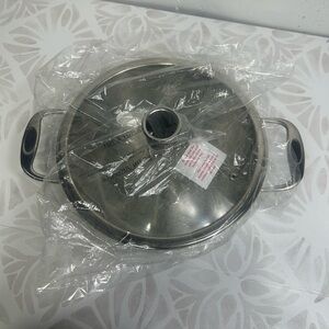Princess House Stainless Steel Cookware Lid with Handles